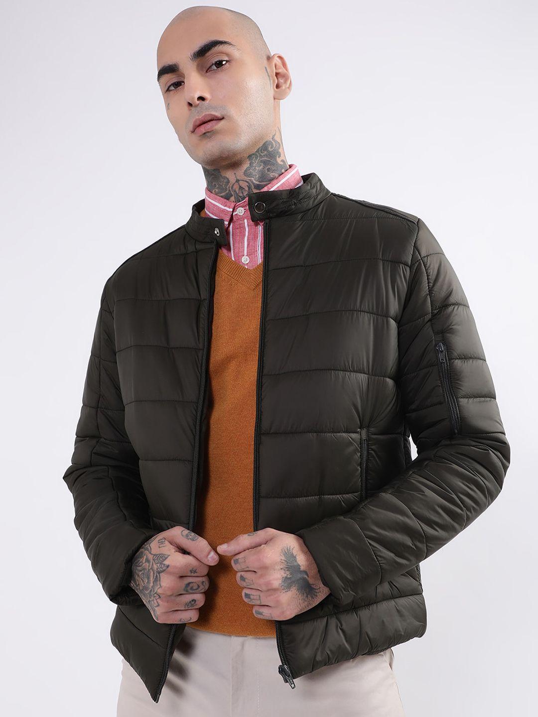 harsam-men-zip-detail-puffer-jacket