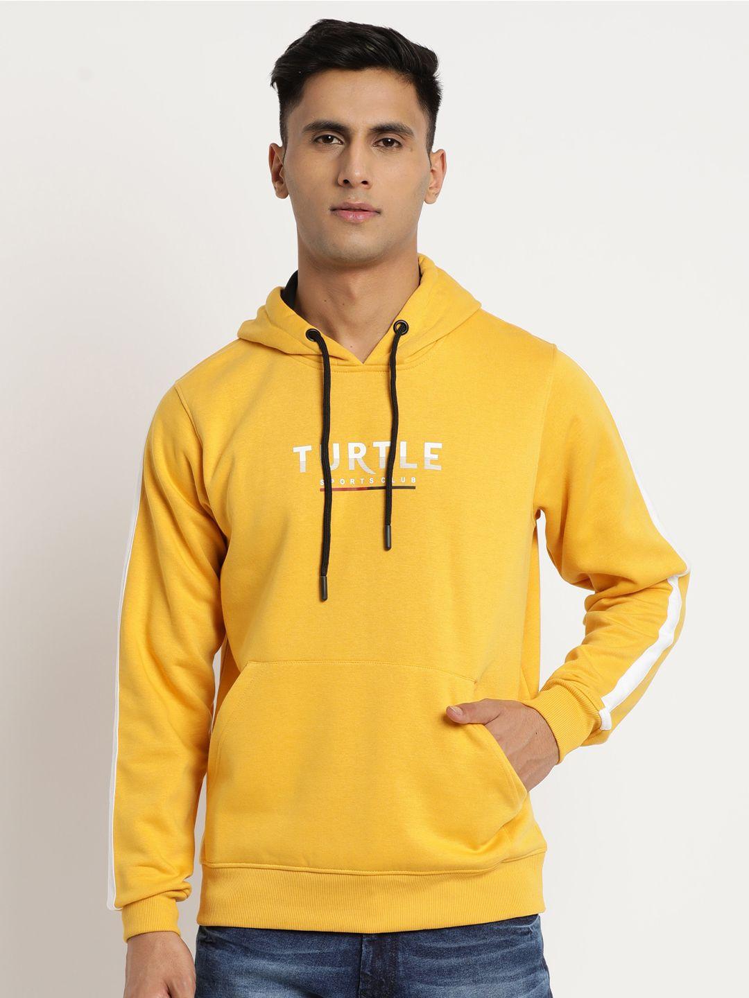 turtle-men-typography-printed-hooded-pullover-sweatshirt
