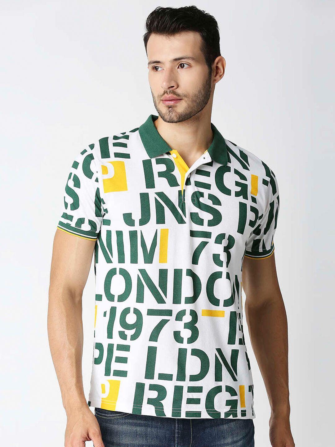pepe-jeans-men-green-cotton-typography-printed-polo-collar-t-shirt