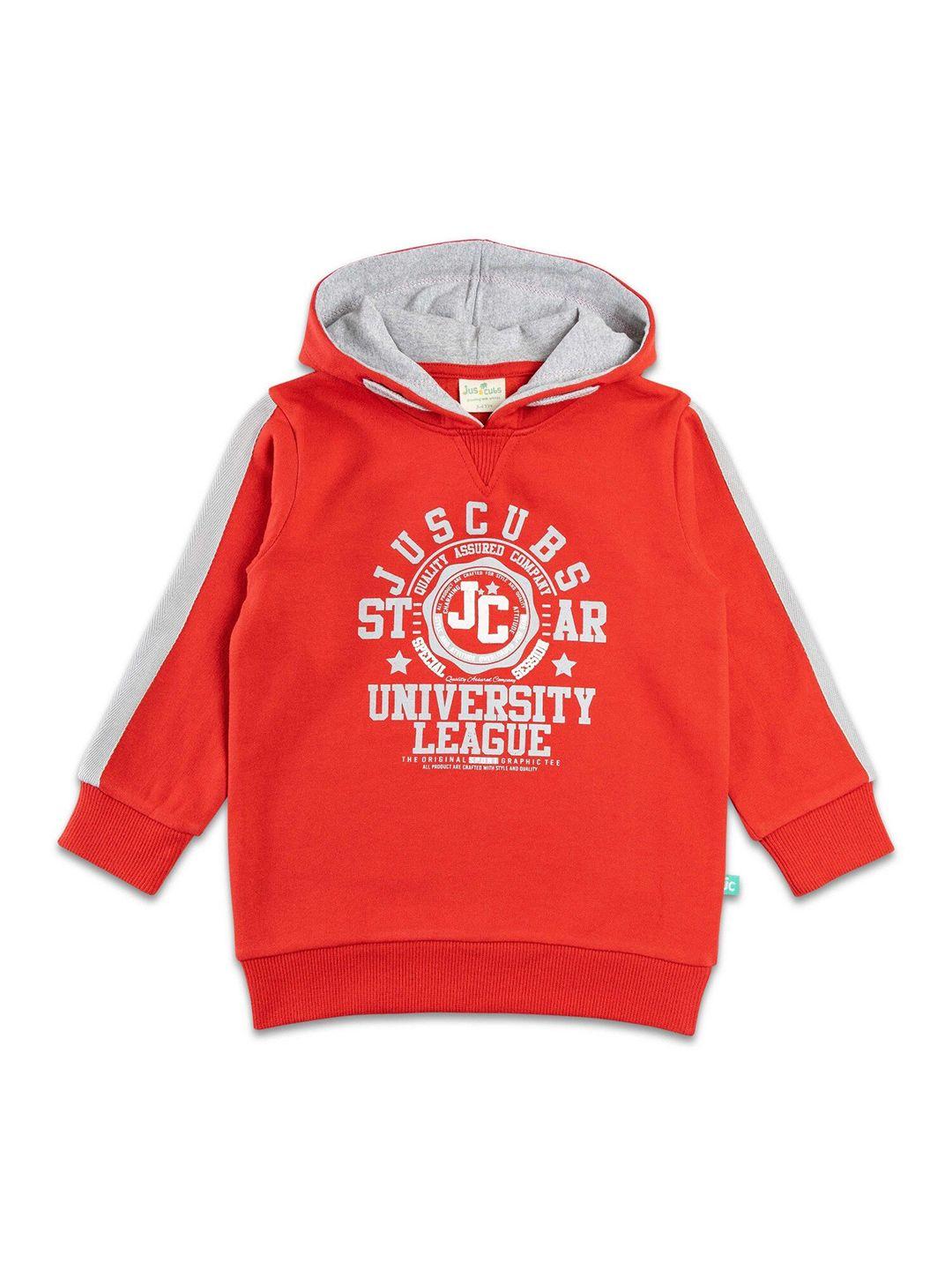 juscubs-boys-red-cotton-printed-hooded-sweatshirt