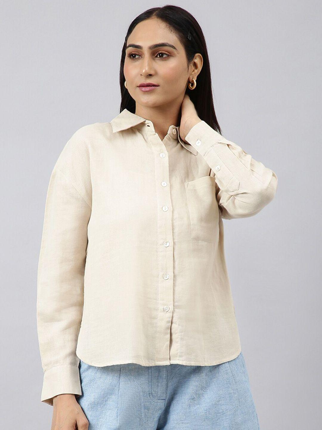 fabindia-women-cotton-casual-shirt