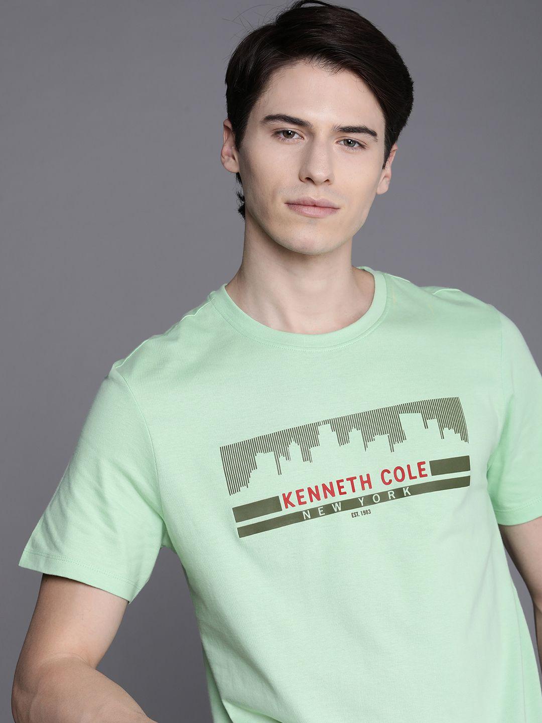 kenneth-cole-voice-tee-men-green-brand-logo-printed-pure-cotton-t-shirt