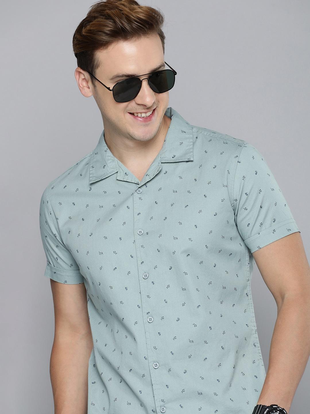 here&now-slim-fit-floral-printed-casual-shirt