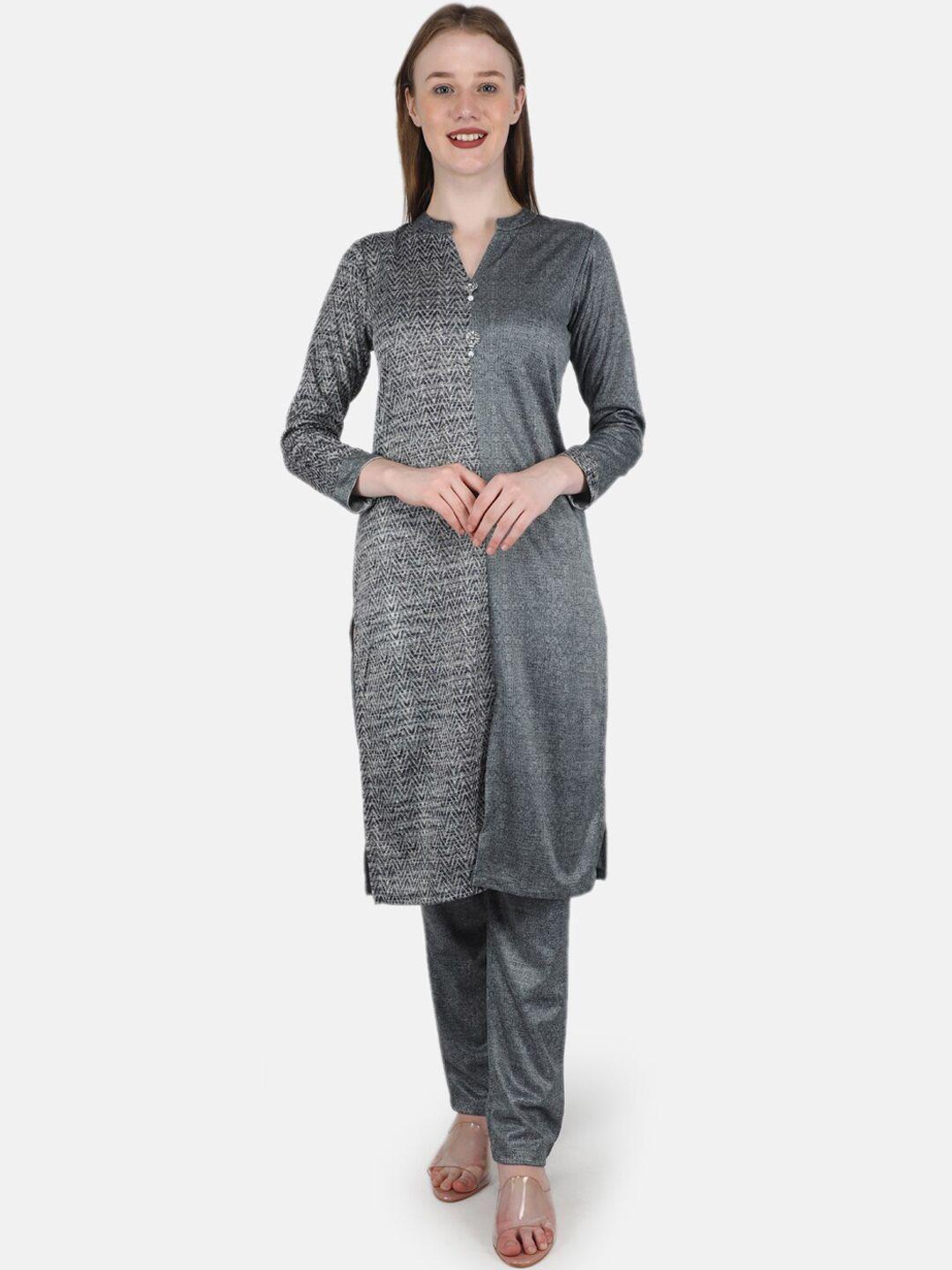 monte-carlo-women-grey-printed-kurta-with-trousers