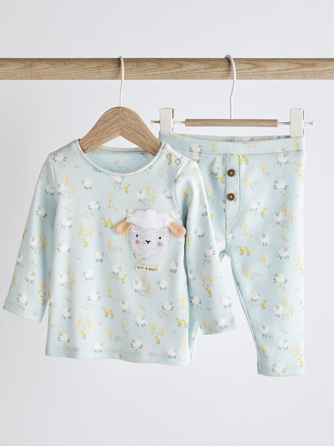 next-infant-kids-pure-cotton-printed-t-shirt-with-trousers