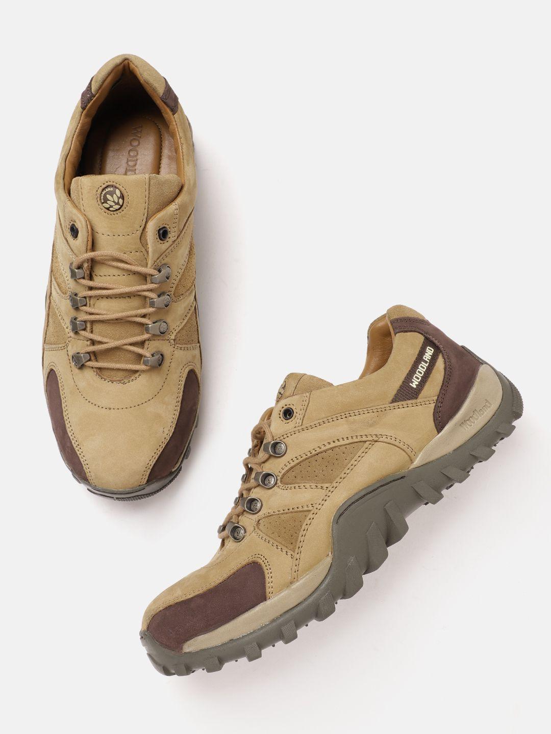 woodland-men-colourblocked-leather-sneakers
