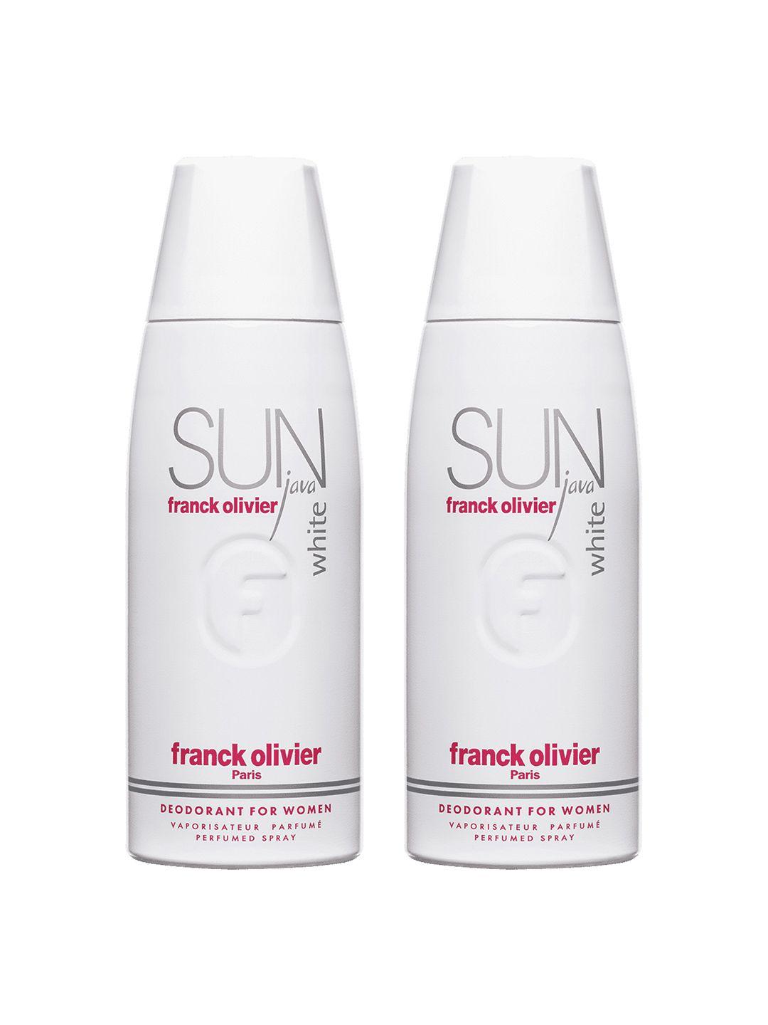 franck-olivier-women-set-of-2-sun-java-white-odour-control-deodorant-spray---250-ml-each