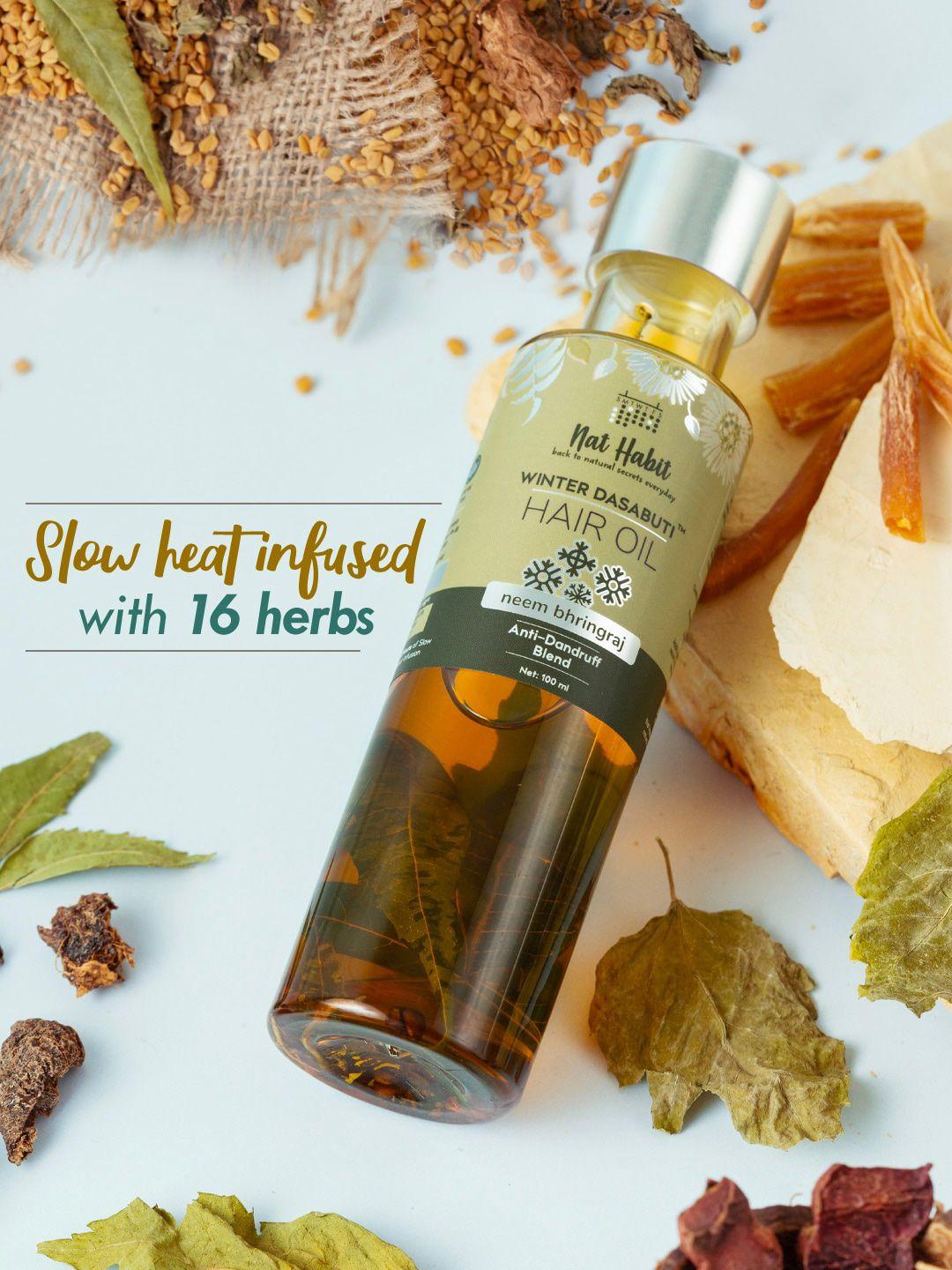 nat-habit-neem-bhringraj-winter-dasabuti-hair-oil-for-anti-dandruff---100-ml
