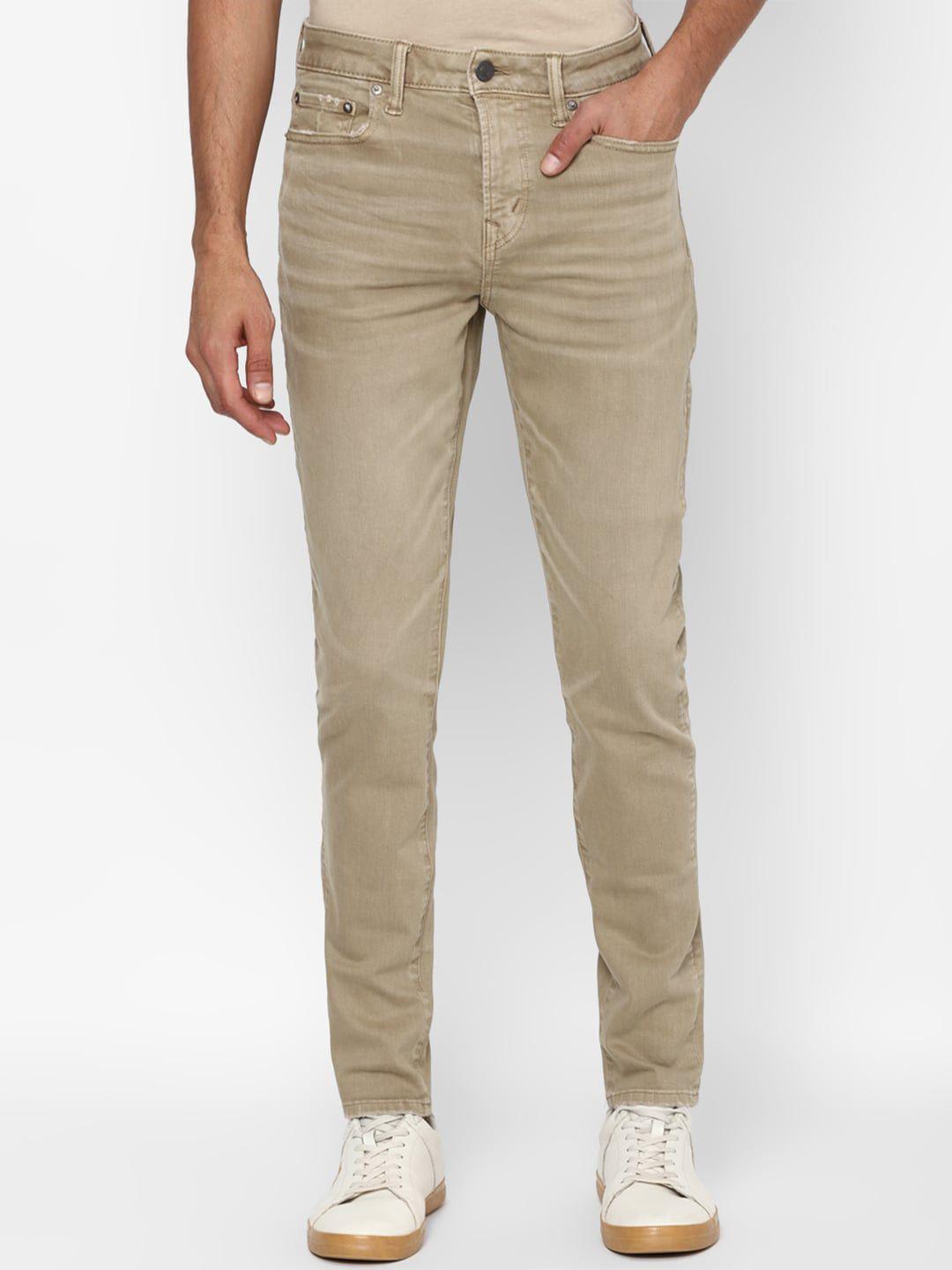 american-eagle-outfitters-men-solid-slim-fit-light-fade-jeans