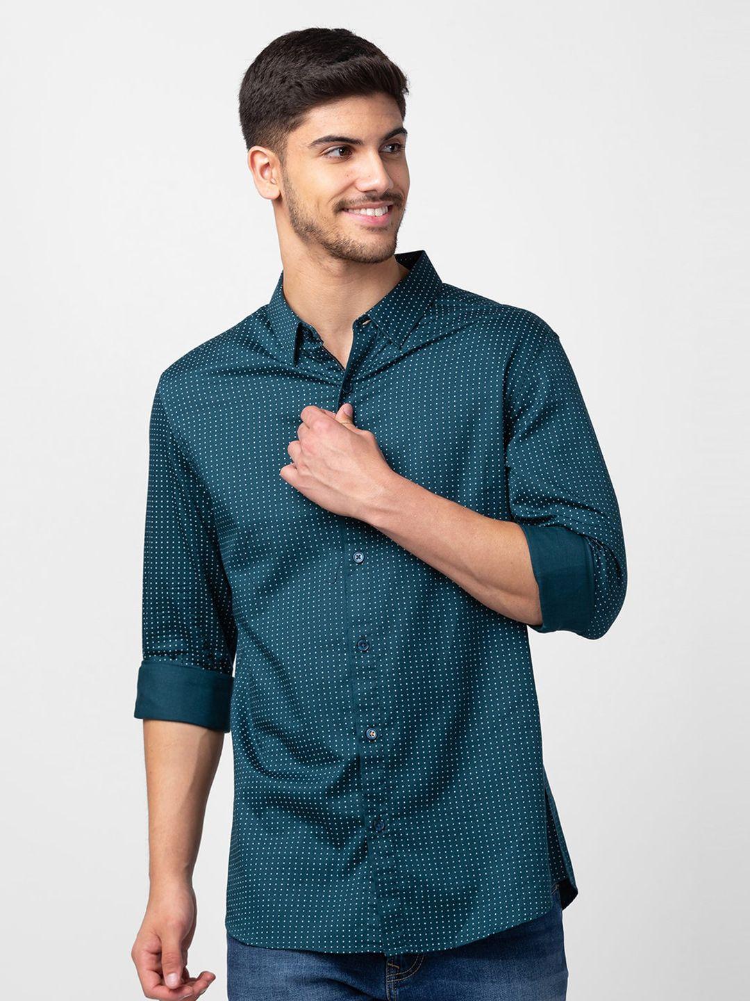 spykar-men-cotton-slim-fit-printed-casual-shirt