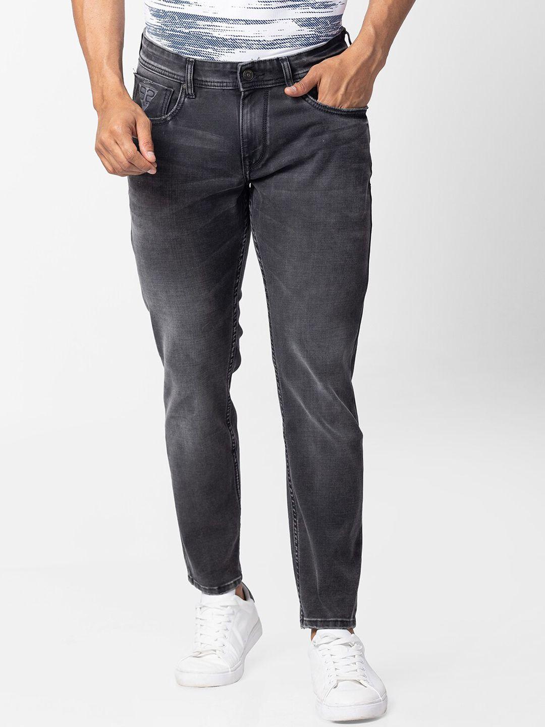 spykar-men-tapered-fit-heavy-fade-stretchable-cotton-jeans