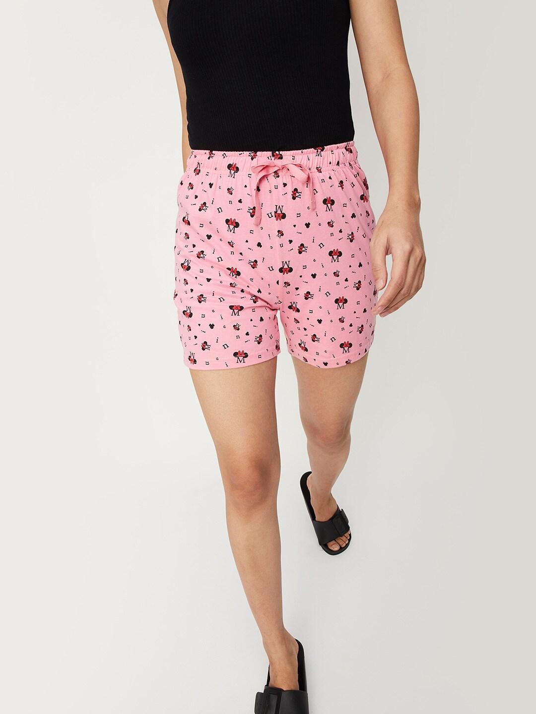 max-women-printed-pure-cotton-lounge-shorts