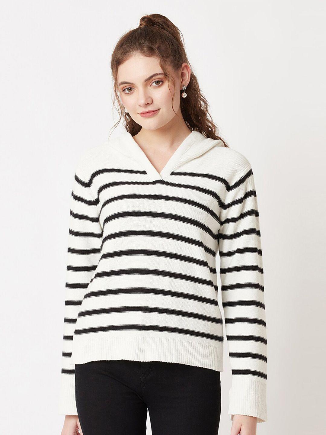 miramor-women-striped-hooded-pullover-sweater