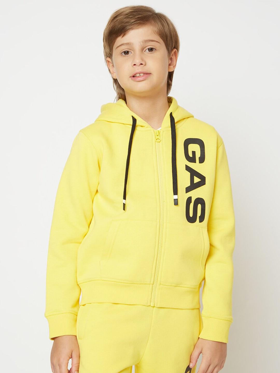 gas-boys-yellow-printed-hooded-sweatshirt