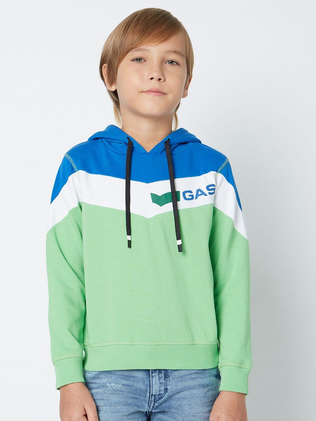 gas-boys-colourblocked-hooded-cotton-sweatshirt