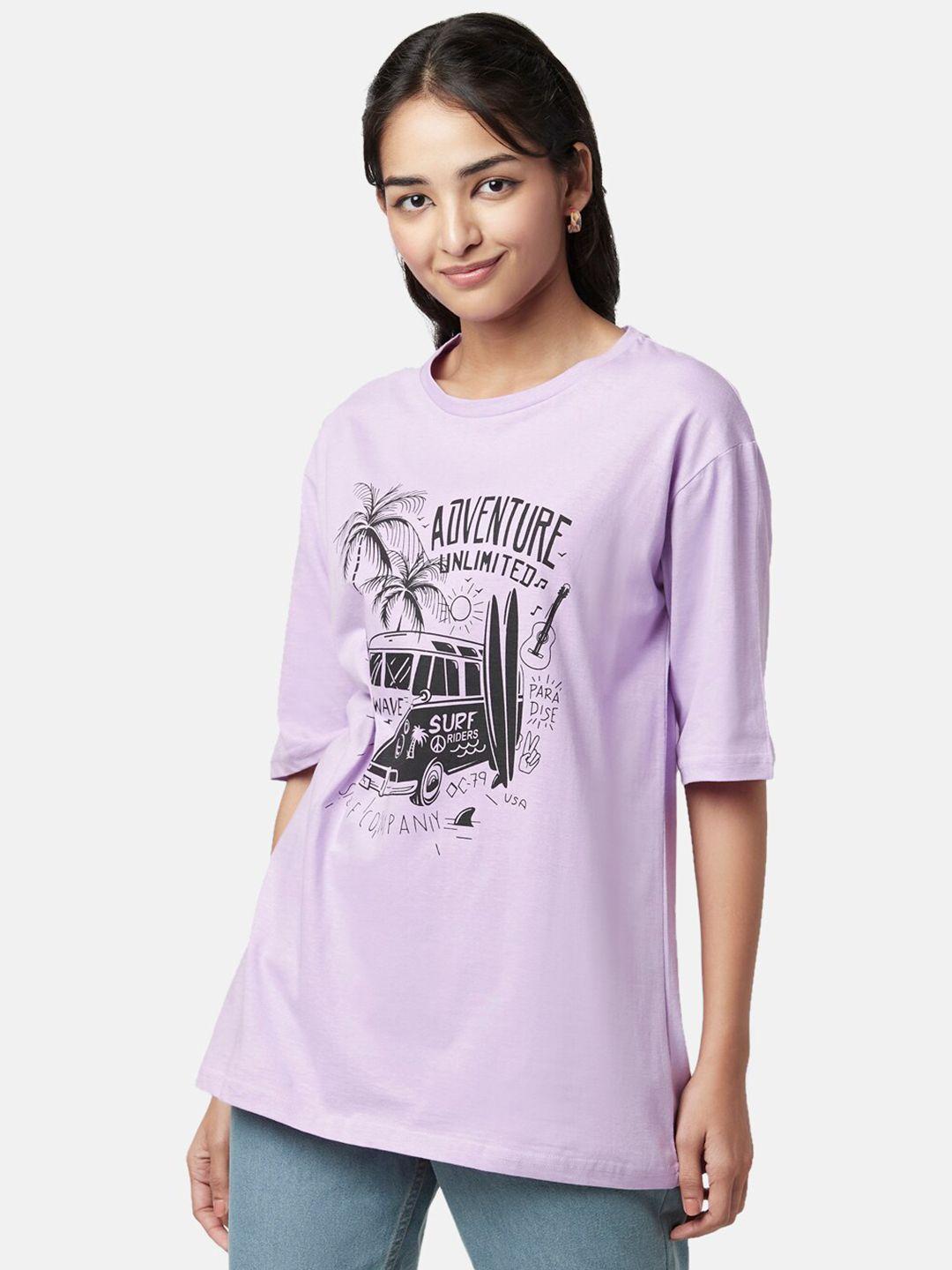 yu-by-pantaloons-women-graphic-printed-cotton-t-shirt