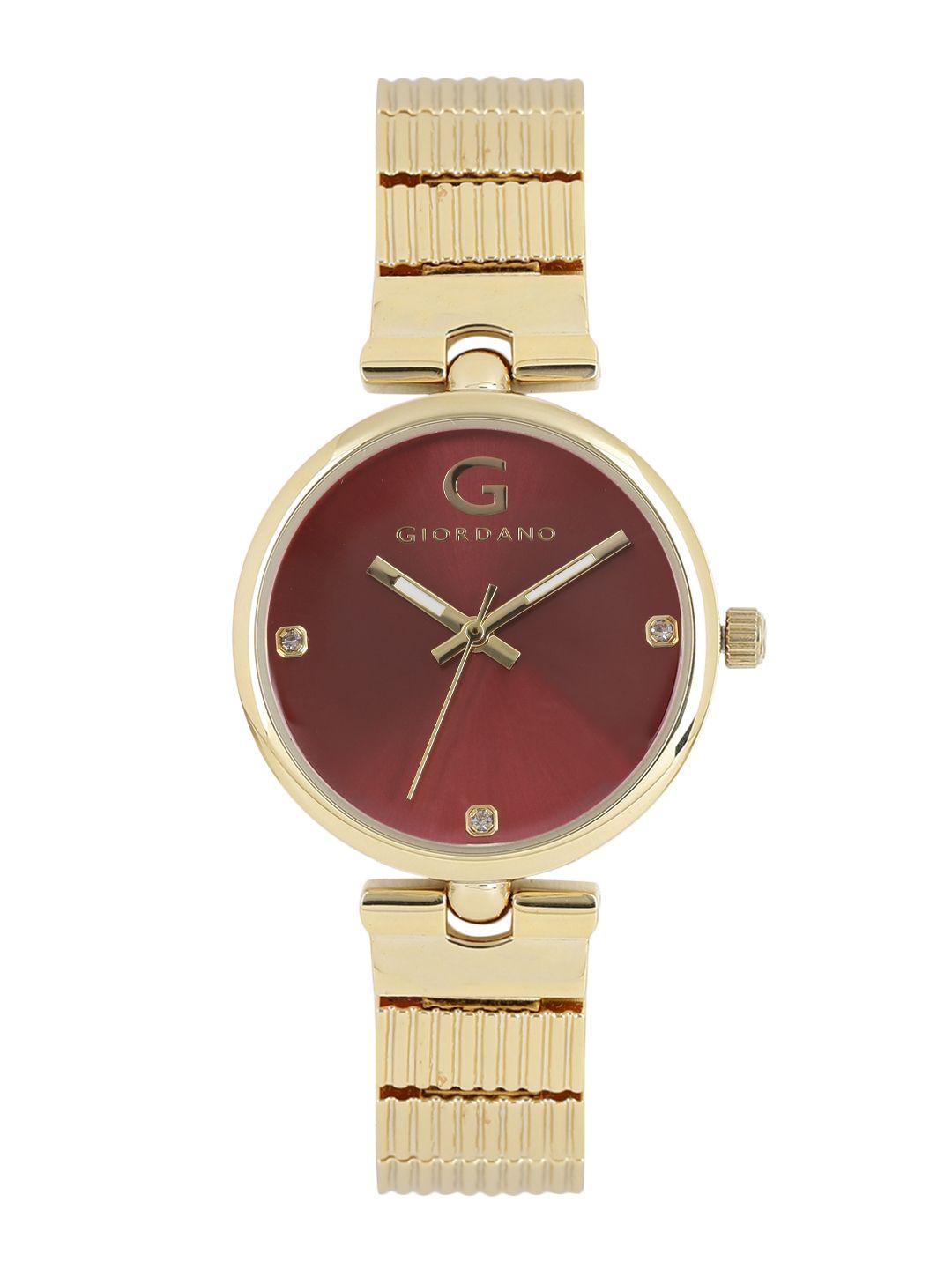 giordano-women-maroon-analogue-watch-a2058-22