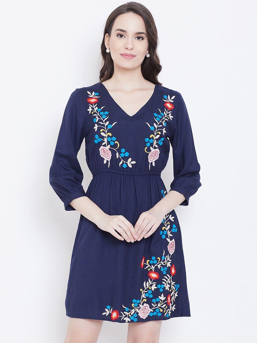 dodo-&-moa-floral-embroidered-georgette-dress