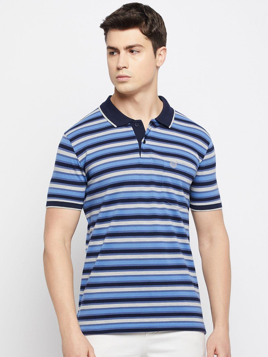 duke-men-striped-polo-collar-cotton-t-shirt