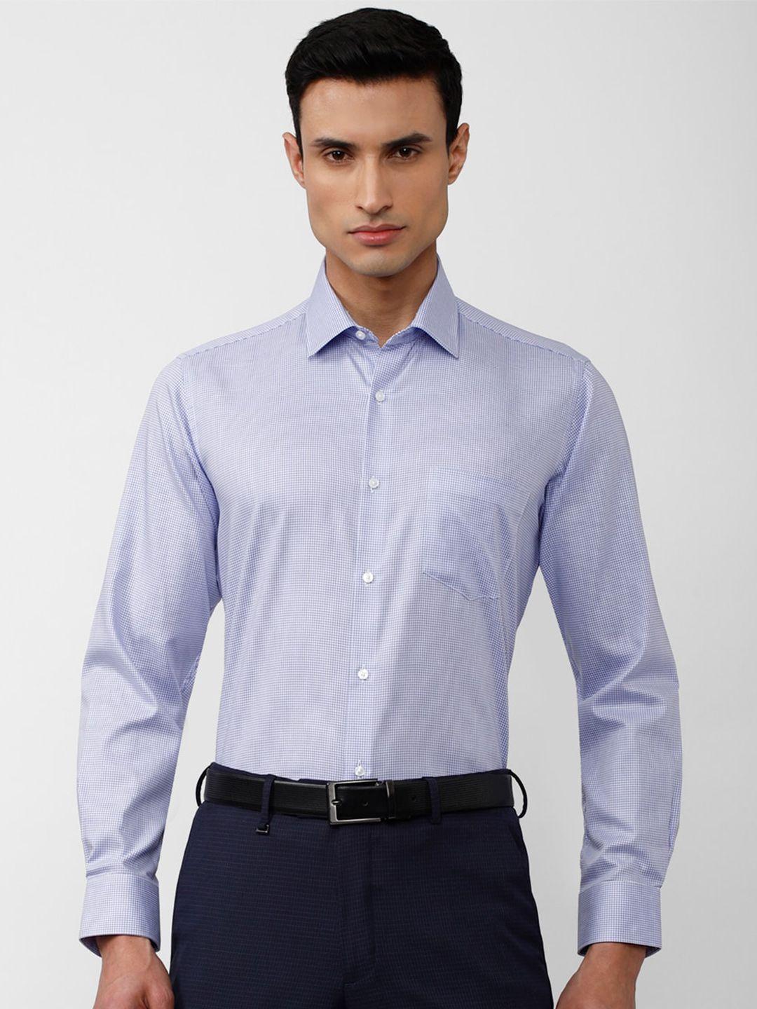 van-heusen-men-checked-formal-cotton-shirt