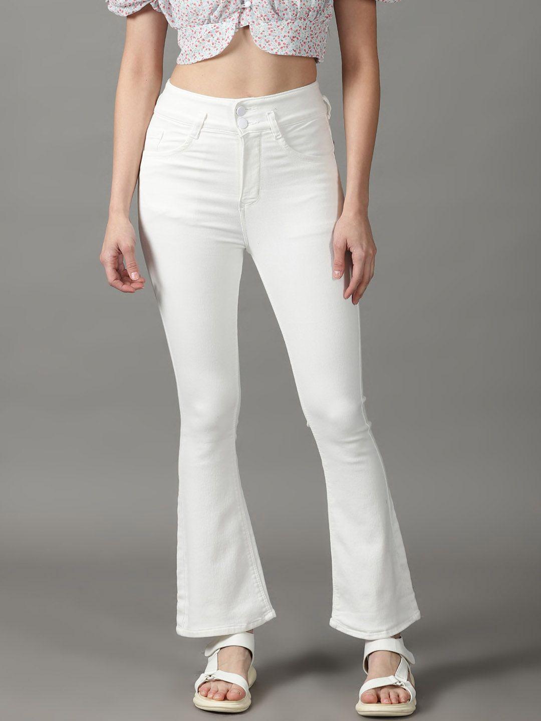showoff-women-bootcut-high-rise-stretchable-jeans