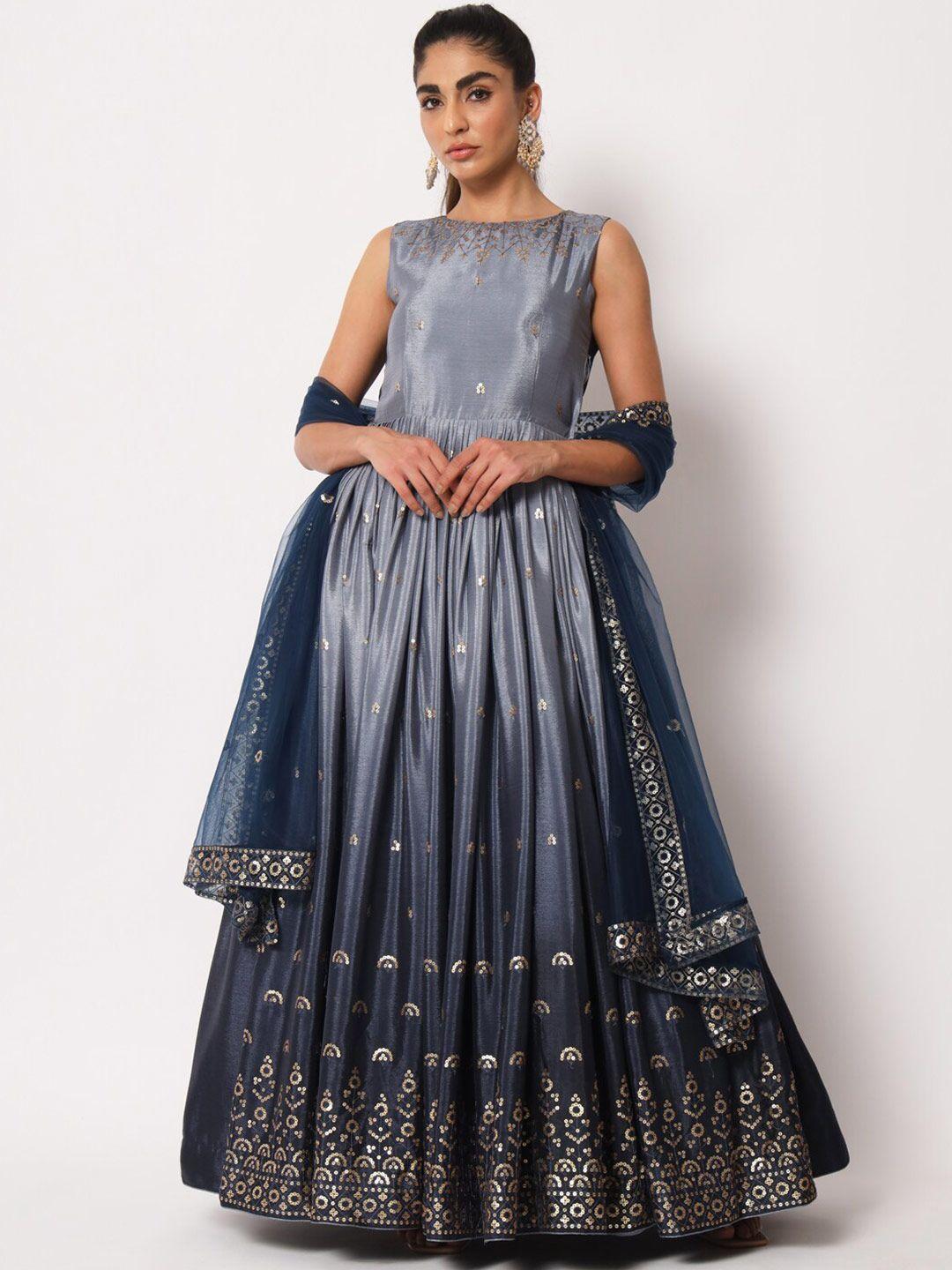 shubhkala-embellished-semi-stitched-dress-material