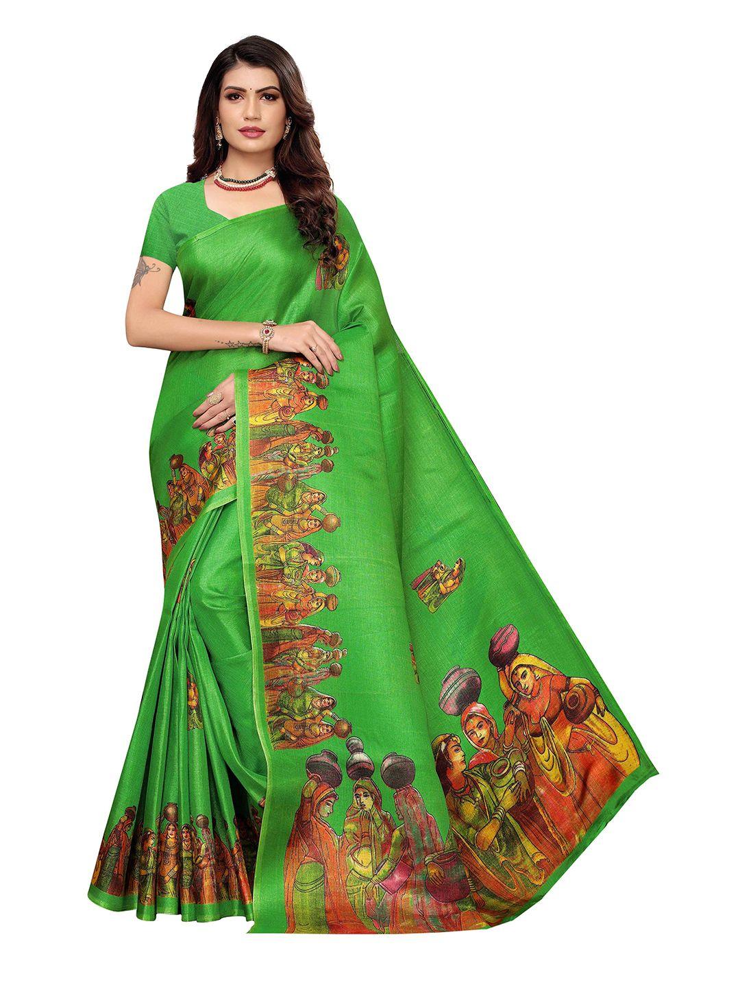 aadvika-kalamkari-printed-mysore-silk-saree