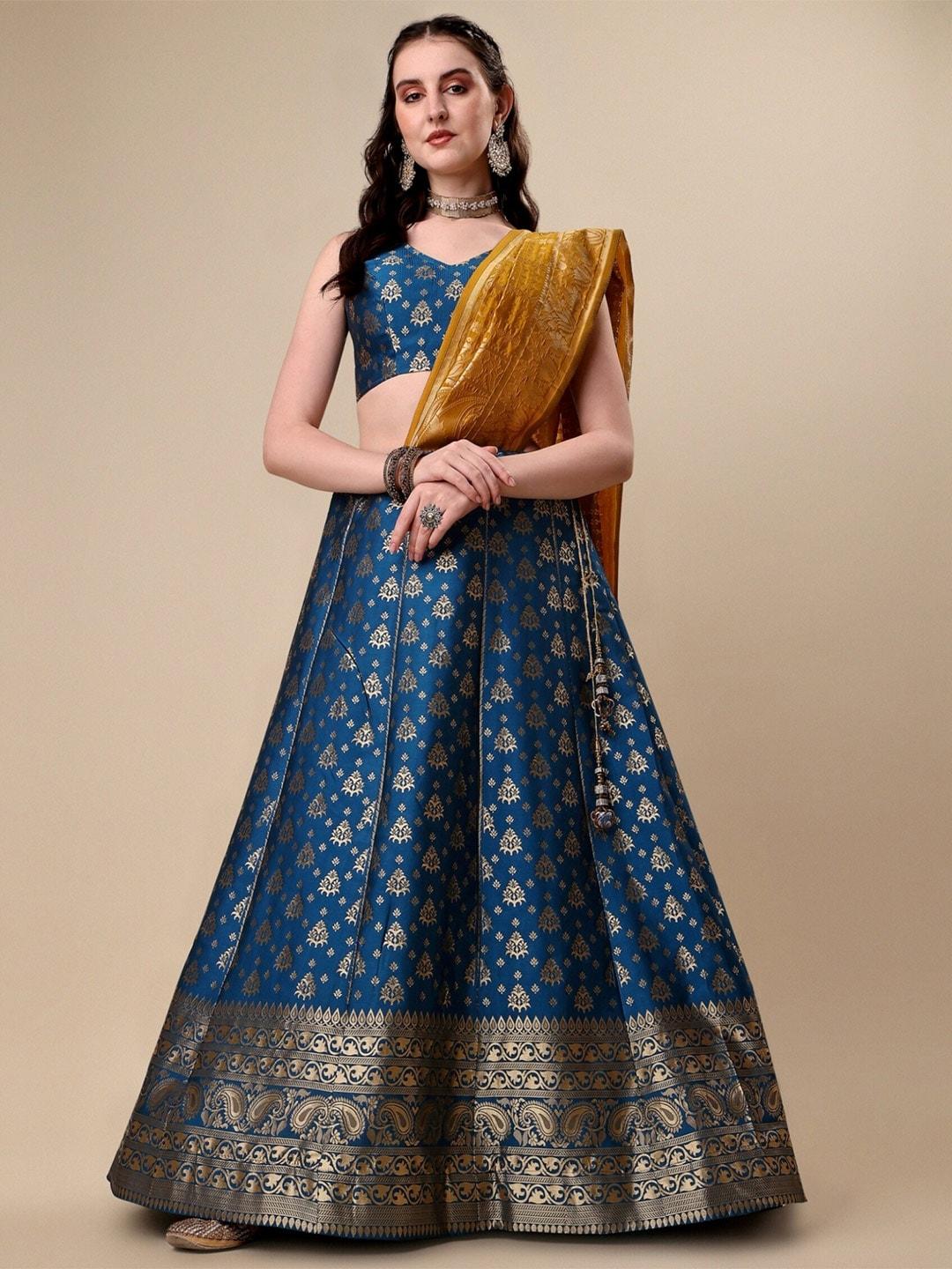 vaidehi-fashion-ready-to-wear-banarasi-silk-lehenga-&-unstitched-blouse-with-dupatta