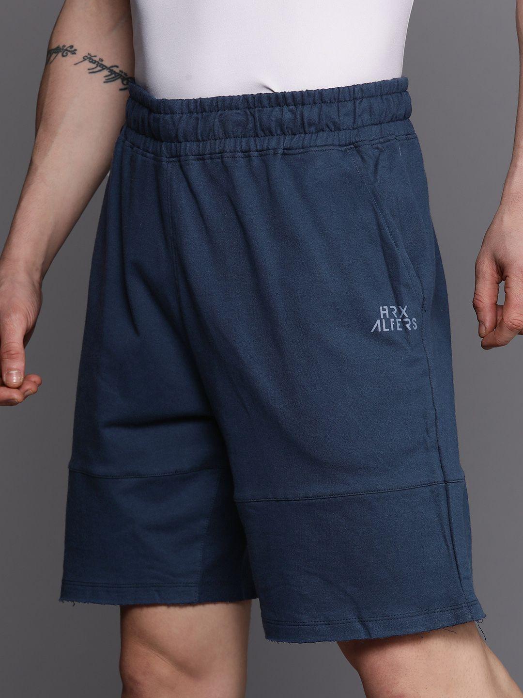 hrx-by-hrithik-roshan-men-typography-detailed-pre-cotton-shorts