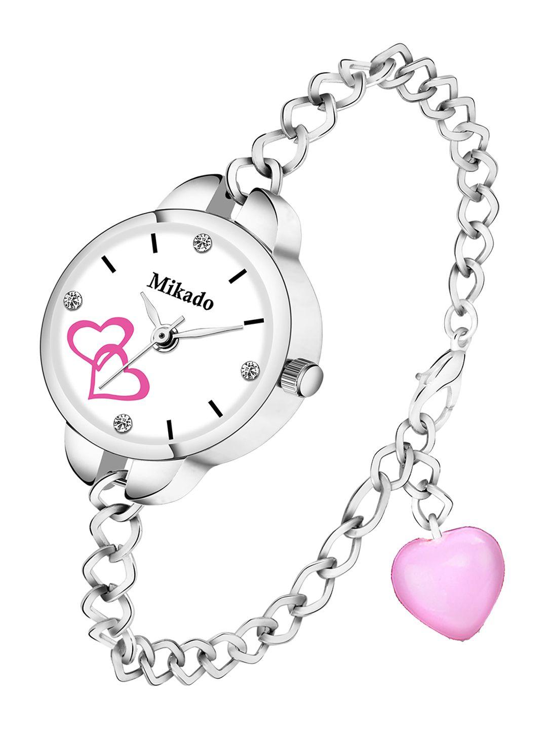 mikado-women-stainless-steel-bracelet-style-straps-analogue-watch-pink-chain-dil