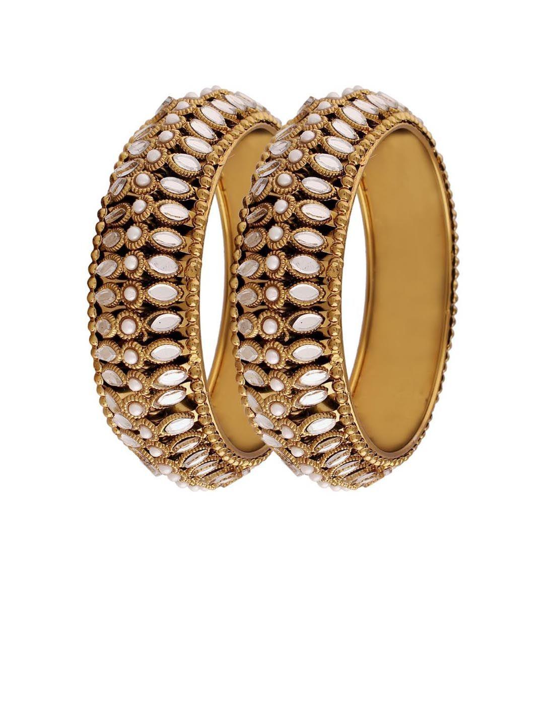 i-jewels-set-of-2-gold-plated-kundan-studded-bangles