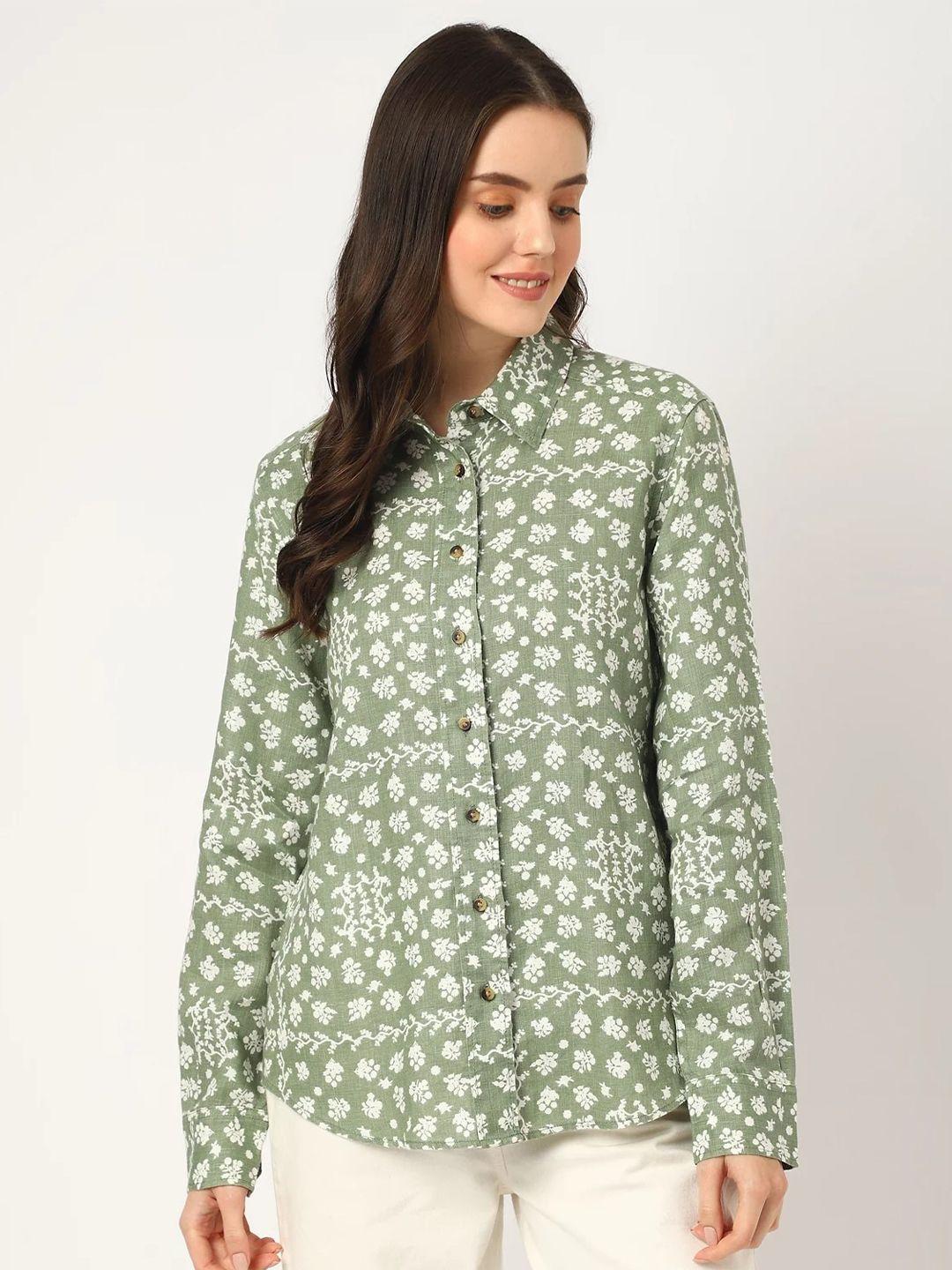 marks-&-spencer-women-floral-printed-casual-shirt