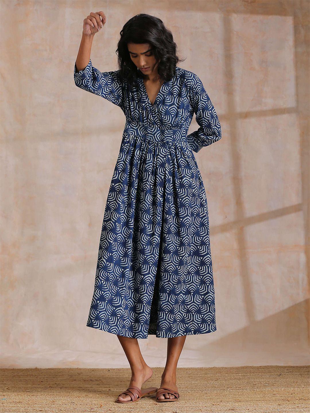 truebrowns-printed-wrap-cotton-midi-dress