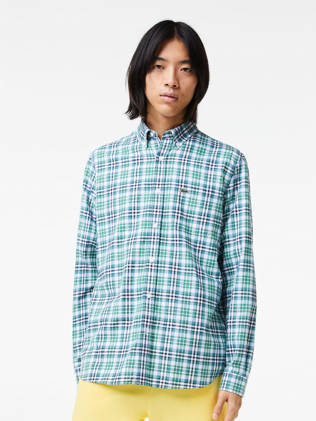 lacoste-modern-tartan-checked-pure-cotton-casual-shirt