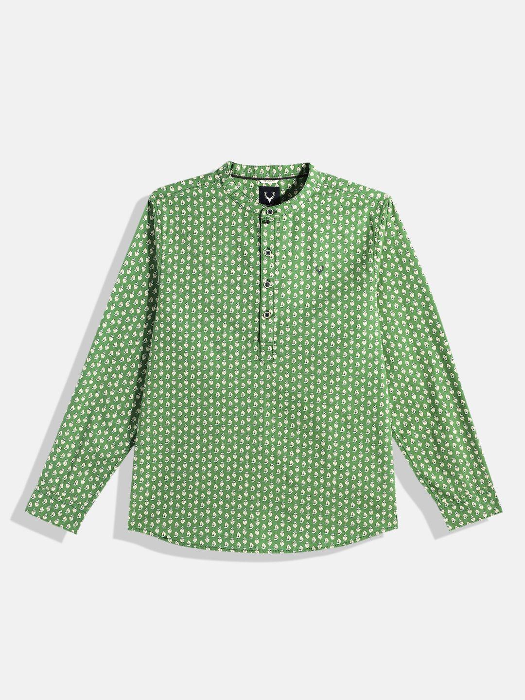 allen-solly-junior-boys-floral-printed-pure-cotton-casual-shirt