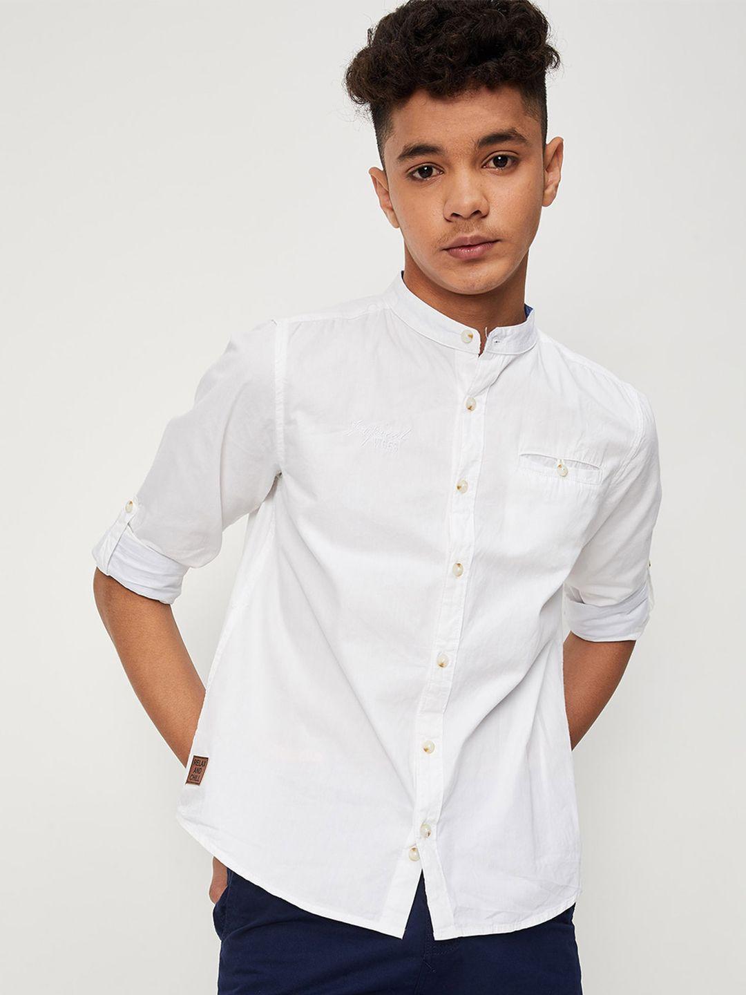 max-boys-pure-cotton-regular-fit-casual-shirt