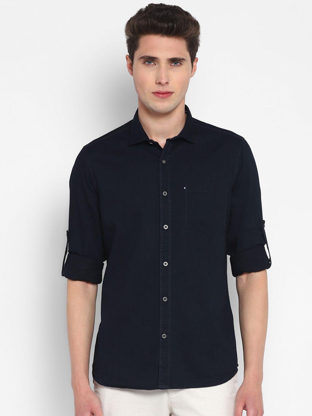 red-chief-spread-collar-slim-fit-cotton-casual-shirt