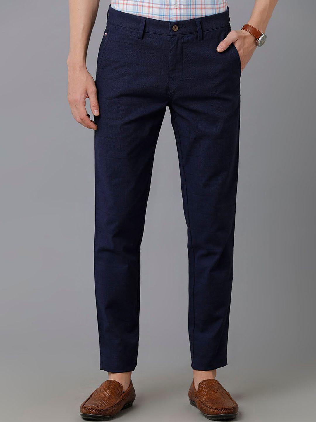 double-two-men-checked-smart-slim-fit-trousers