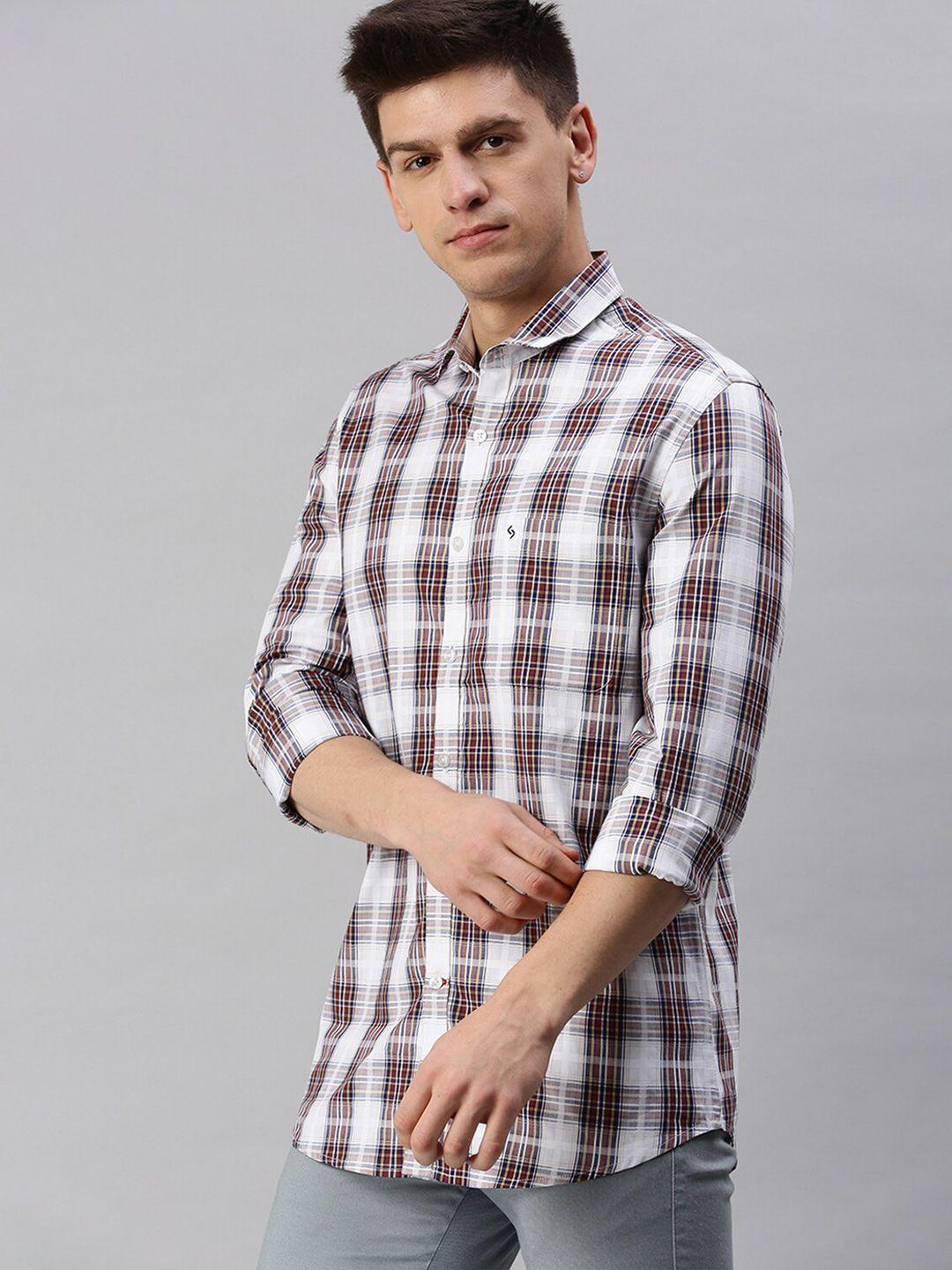 classic-polo-classic-slim-fit-tartan-checked-casual-cotton-shirt