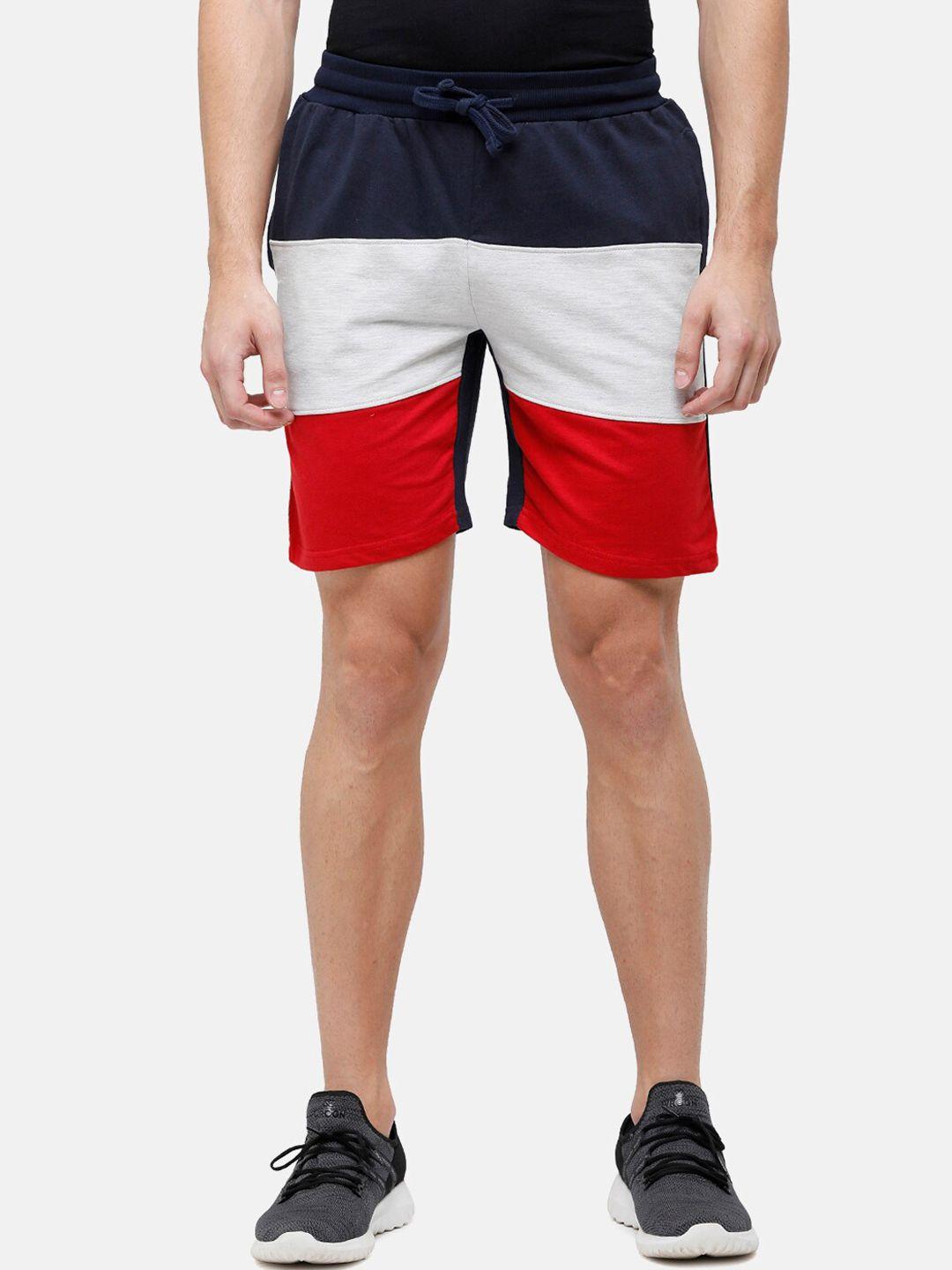 madsto-men-colourblocked-pure-cotton-sports-shorts
