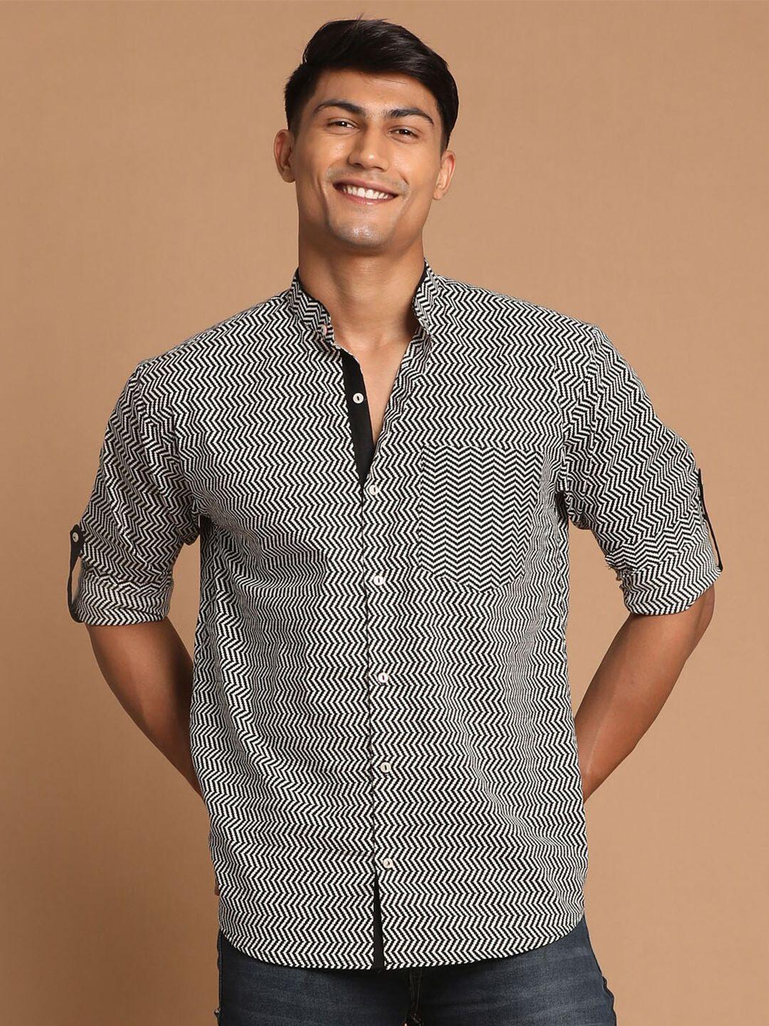 shvaas-by-vastramay-premium-printed-casual-cotton-shirt