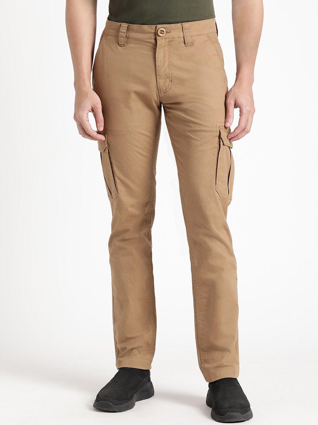 wildcraft-men-mid-rise-cotton-cargos-trousers