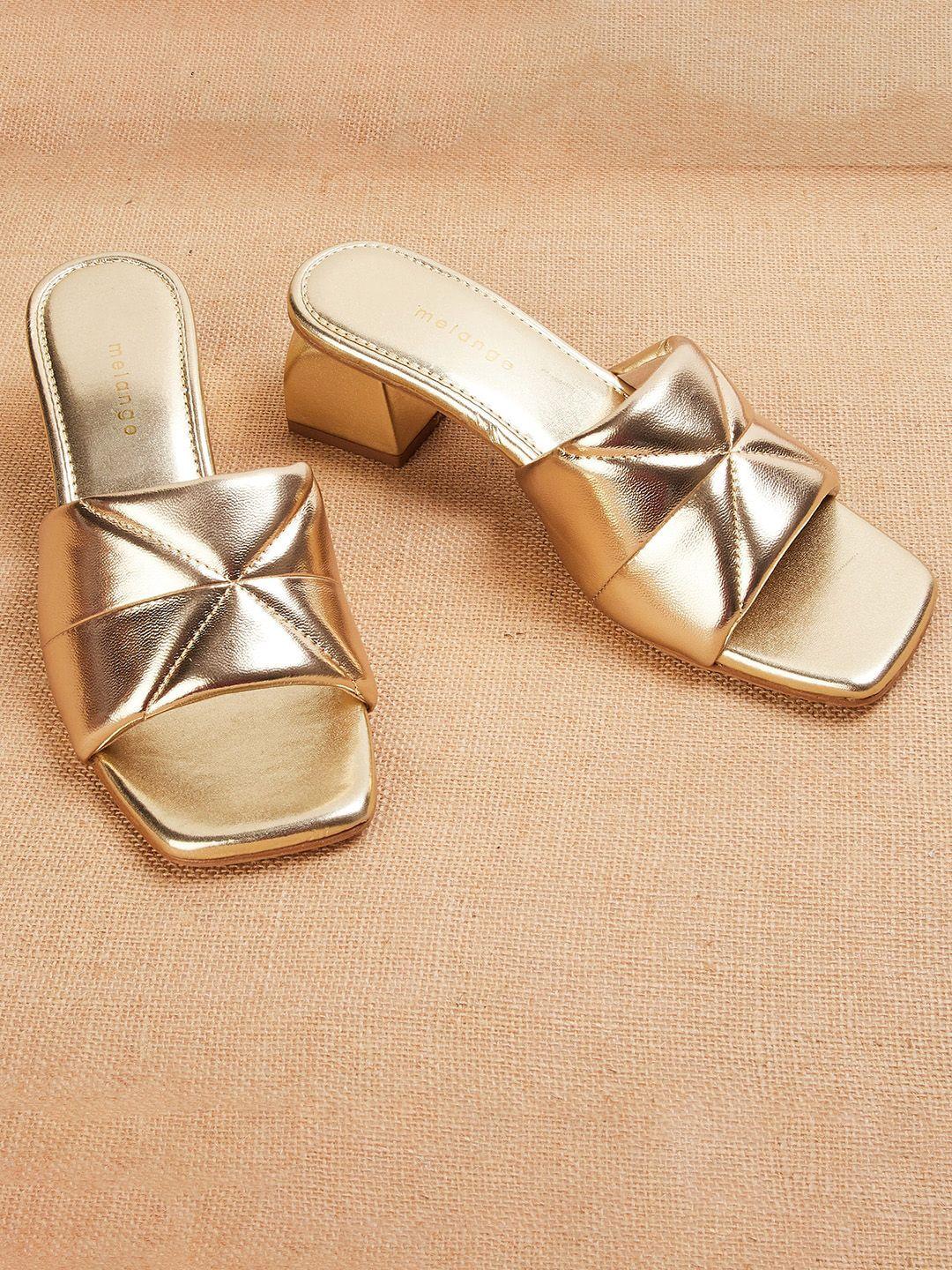 melange-by-lifestyle-textured-open-toe-block-heels