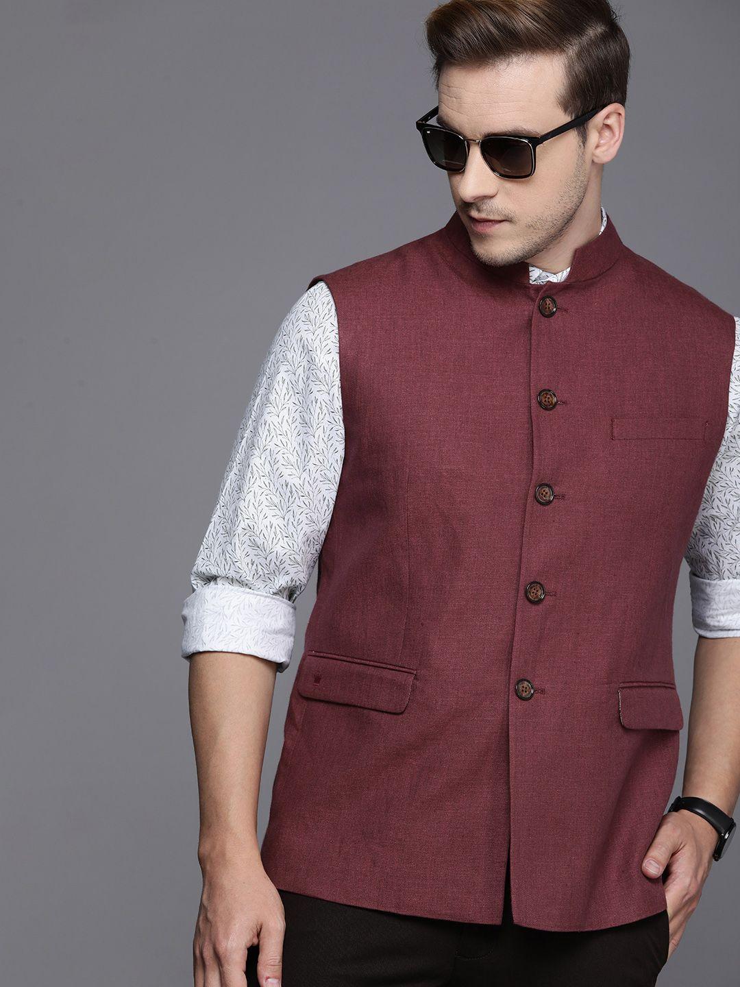louis-philippe-solid-pure-linen-nehru-jackets