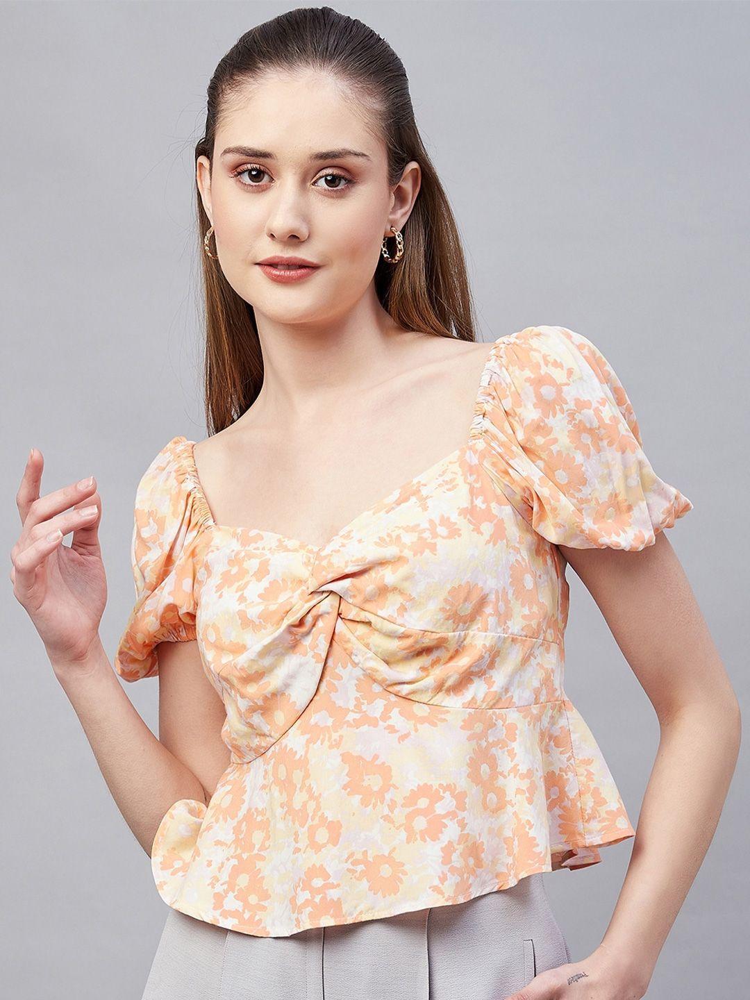 marie-claire-floral-printed-sweetheart-neck-twisted-peplum-top