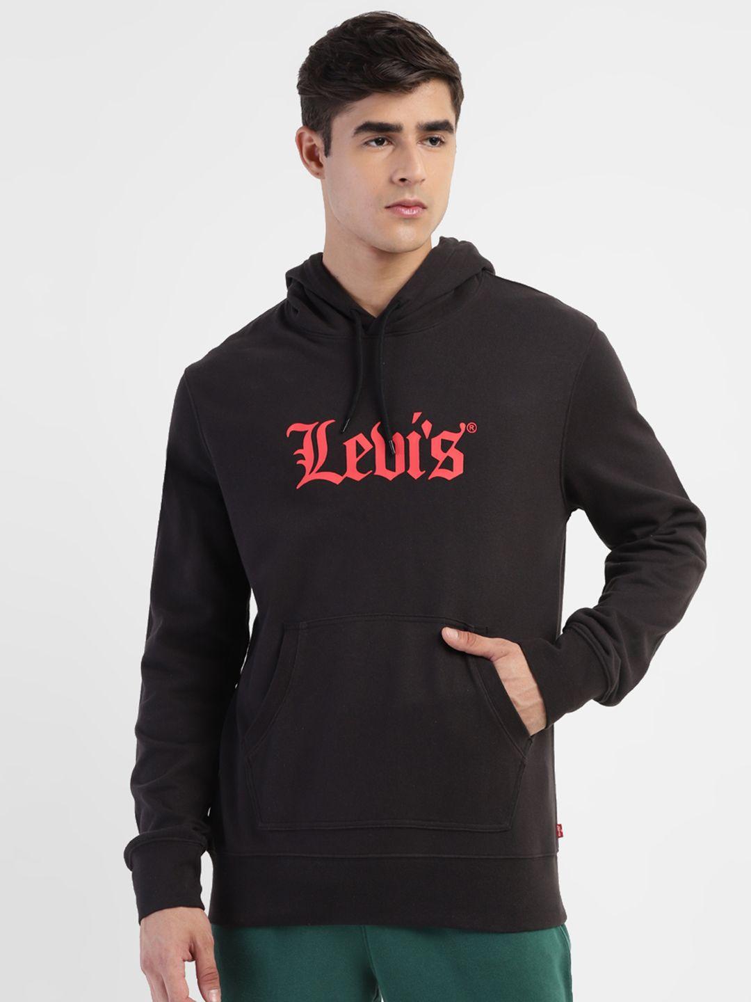 levis-brand-logo-print-knitted-pure-cotton-hooded-sweatshirt