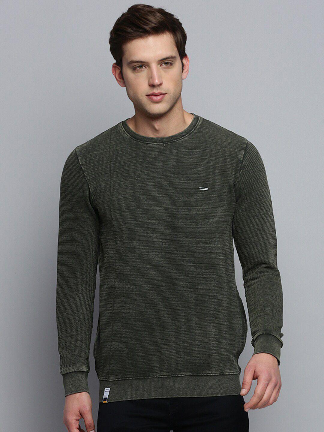 showoff-round-neck-self-design-cotton-sweatshirt