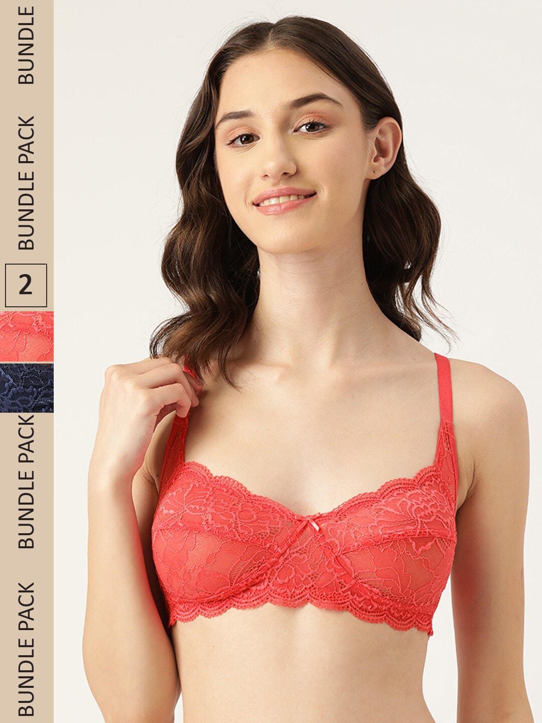dressberry-pack-of-2-self-design-non-padded-non-wired-bra