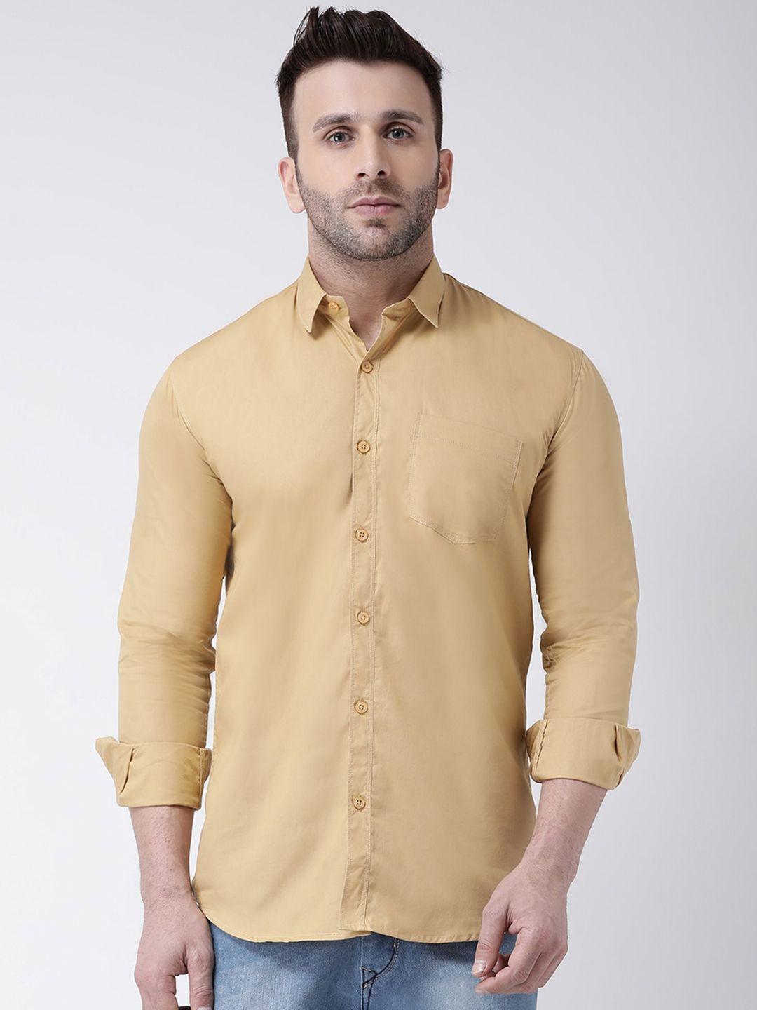hangup-trend-slim-fit-casual-pure-cotton-shirt