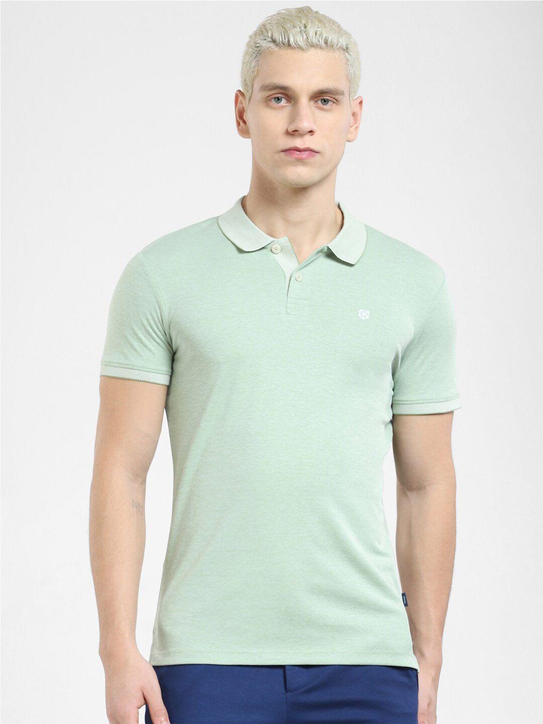 jack-&-jones-men-green-high-neck-slim-fit-t-shirt